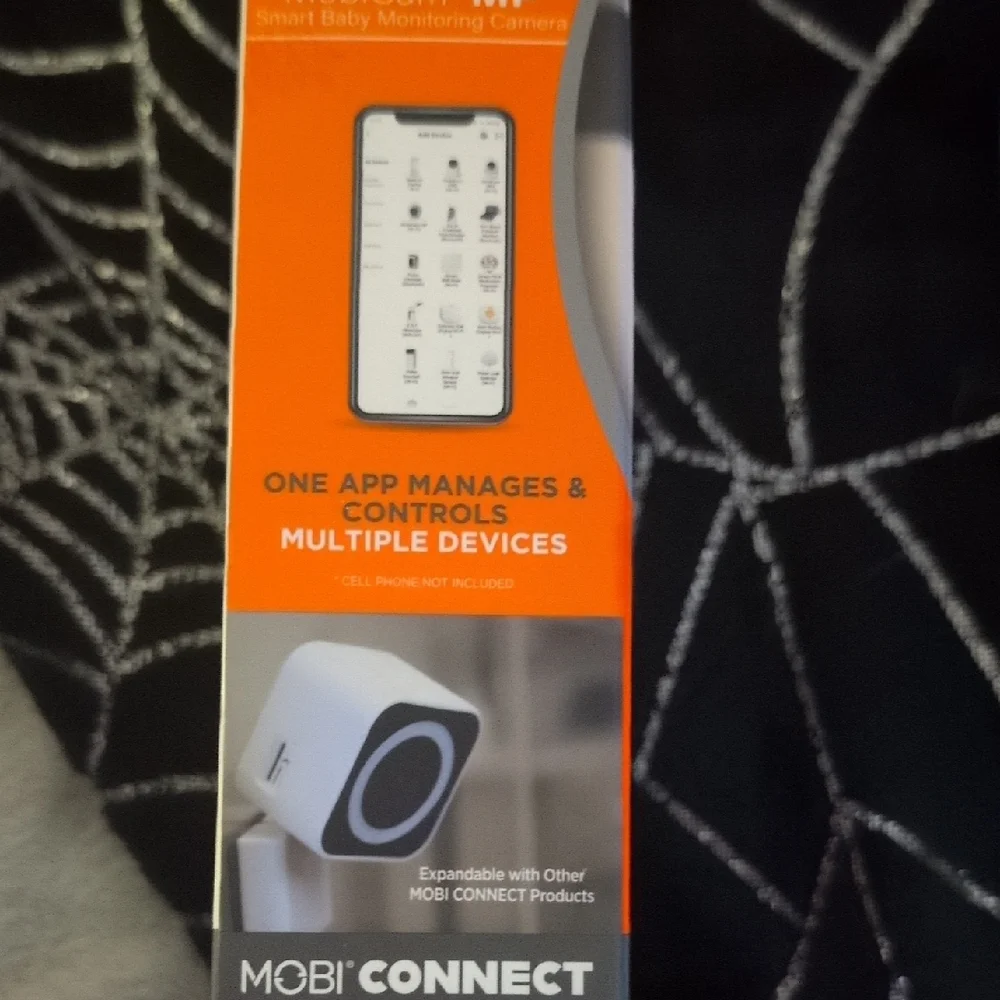 Cam MP Smart Baby Monitoring Camera - Black and White